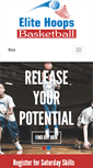 Mobile Screenshot of elitehoopsbasketball.com